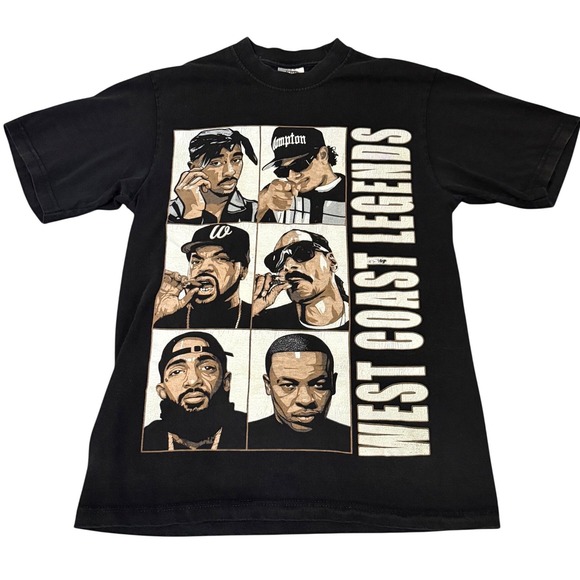 Pro Team Other - Pro Team West Coast Legend Shirt Men Medium Tupac Snoop Dogg Nipsey Hussle Black